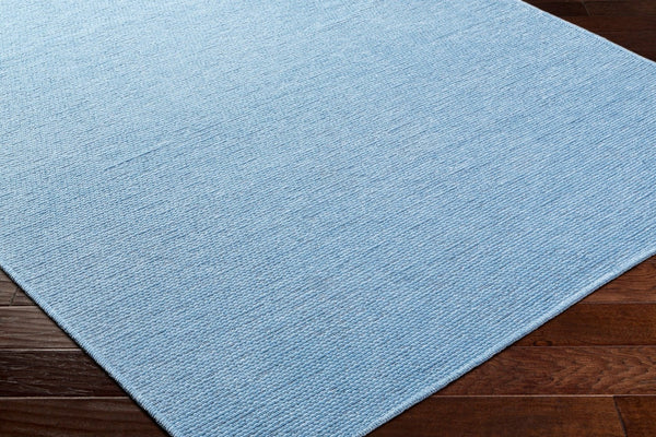 Livabliss Quebec Chenille Polyester Runner Rug Soft Low Pile for Hallway or Entryway Pale Blue, Ligh 9'2" x 12' QBC2304-9212