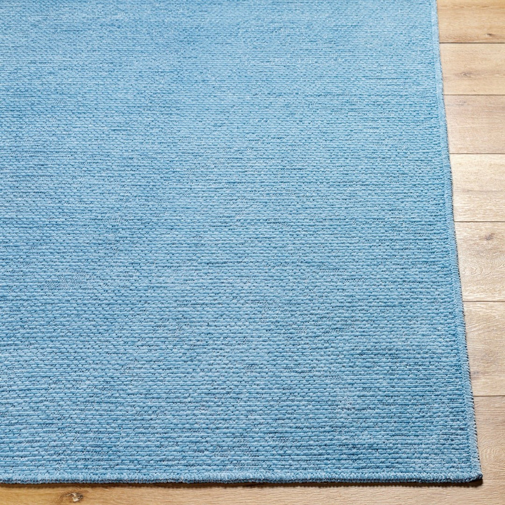 Livabliss Quebec Chenille Polyester Runner Rug Soft Low Pile for Hallway or Entryway Pale Blue, Ligh 2'7" x 10' QBC2304-2710