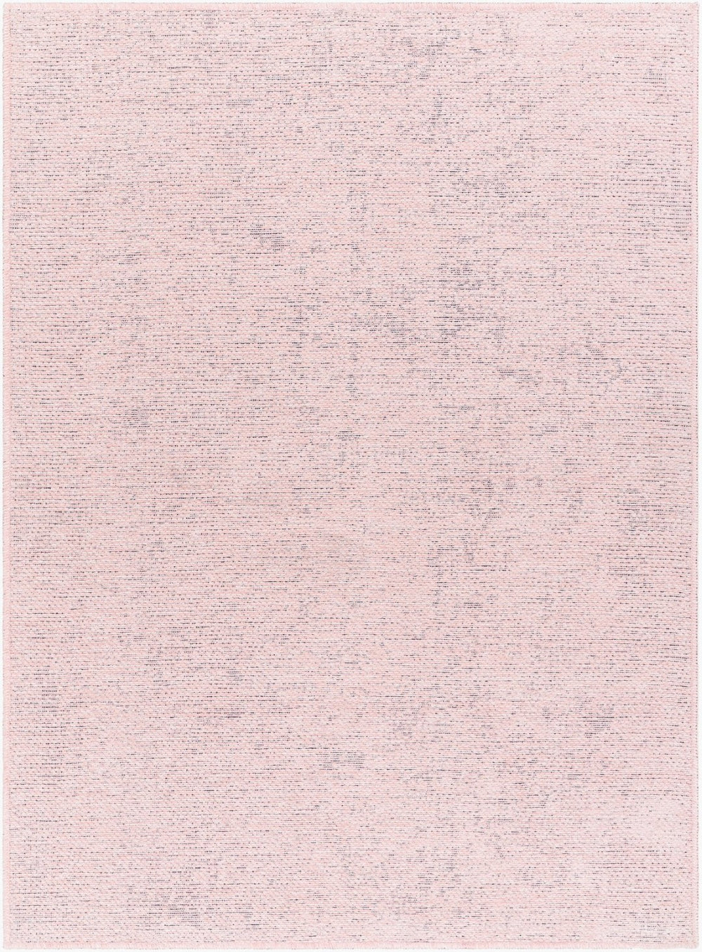 Livabliss Quebec Chenille Polyester Machine Woven Rug Soft Low Pile for Living or Bedroom Dusty Pink 6'7" x 9' QBC2305-679