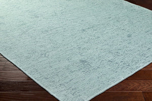 Livabliss Quebec Chenille Polyester Runner Rug Soft Low Pile Hallway Entryway Machine Woven Turkey Seafoam 2'7" x 7'3" QBC2307-2773