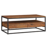 Elouise Rustic Brown Coffee Table