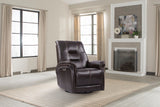 Parker House Parker Living Carnegie - Verona Coffee - Powered By Freemotion Cordless Power Swivel Glider Recliner Verona Coffee Top Grain Leather with Match (X) MCAR#812GSPH-P25-VCO