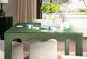 Hooker Furniture Commerce and Market Ren Upholstered Skirted Dining Chair in Performance Fabric 7228-75026-481