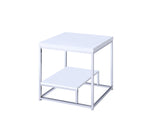 Steve Silver Lucia End Table White LU450EW