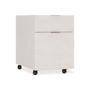 Bernhardt Bernhardt Weathered Bone Alesio File Cabinet – Rustic Modern Oak, Nickel Hardware, Locking Casters, Legal-Friendly Storage D15504