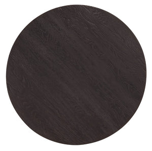 Hooker Furniture Driftwood 48-Inches Round Dining Table With Buckboard Finish, Distressed Pedestal Base For Cozy Gatherings Blacks 6820-75213-99