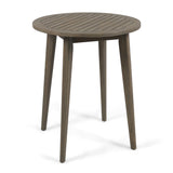 Christopher Knight Home® - Noble House - Stamford Outdoor Round Acacia Wood Bistro Table, Gray