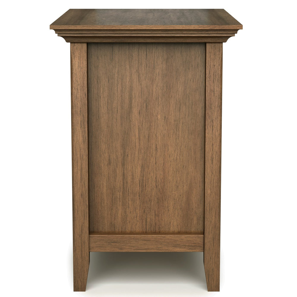 English Elm Amherst Bedside Table - Rustic Solid Wood Design With Ample Storage & Timeless Charm For Any Room B136P158369