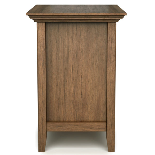 English Elm Amherst Bedside Table - Rustic Solid Wood Design With Ample Storage & Timeless Charm For Any Room B136P158369