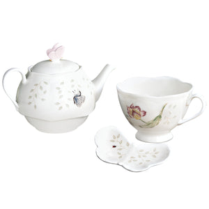 Lenox Butterfly Meadow 3-Piece Tea Set Multi, WHITE PORCELAIN 6444723