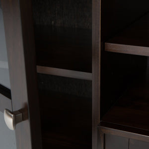 English Elm Acadian 60" Tv Media Stand - Elegant Brunette Brown With Storage & Cable Management For Your Home B136P159420