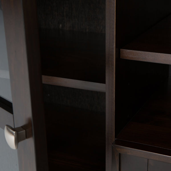 English Elm Acadian 60" Tv Media Stand - Elegant Brunette Brown With Storage & Cable Management For Your Home B136P159420