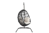 Milano Hanging Chair in Echo Ash w/ Self Welt SW4101-HC-EASH-STKIT Sunset West