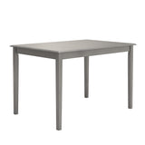 Homelegance By Top-Line Lorren 48-inch Rectangular Dining Table Grey Rubberwood