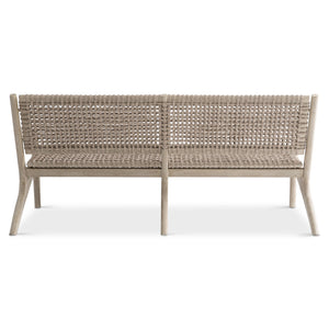 Bernhardt Bernhardt Atlas Outdoor Sofa With Teak Frame & All-Weather Pampas Wicker — Sculptural, Durable Seating O4707O
