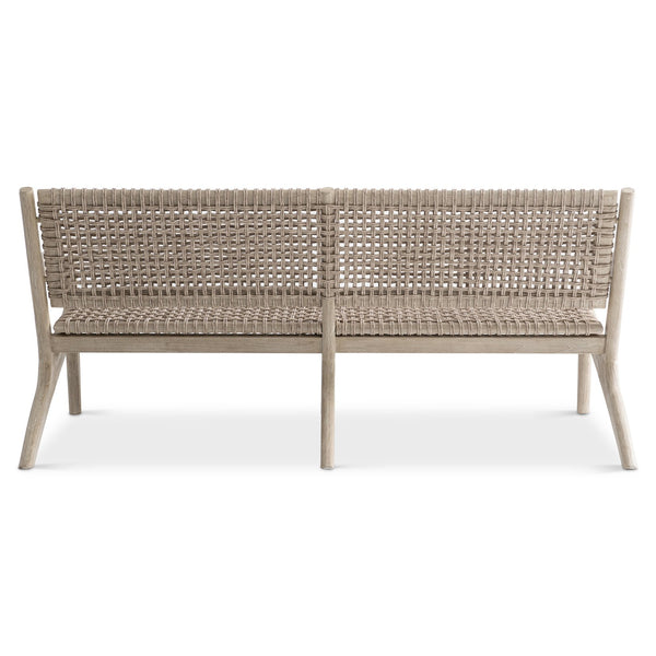 Bernhardt Bernhardt Atlas Outdoor Sofa With Teak Frame & All-Weather Pampas Wicker — Sculptural, Durable Seating O4707O