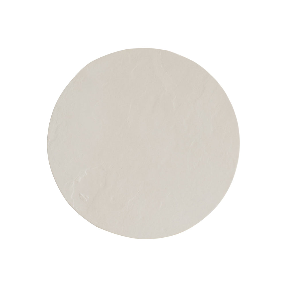 Bernhardt Bernhardt Trapani Side Table — 20" Grc Outdoor/Indoor Round Accent Table With Smooth Quarry Finish And Plinth Base X05122