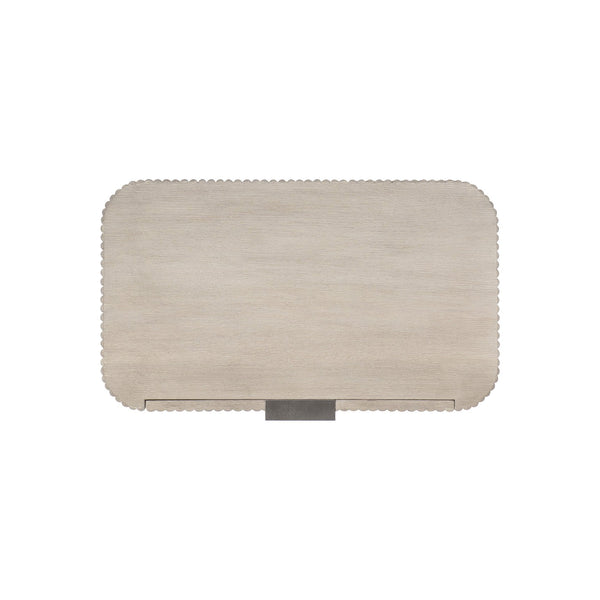 Bernhardt Bernhardt Lucerne Wire-brushed Oak Nightstand with Reeded Detail and Soft-close Drawer 393228