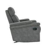 Parker House Parker Living Diesel Manual - Cobra Grey Glider Recliner Cobra Grey 100% Polyester (S) MDIE#812G-CGR