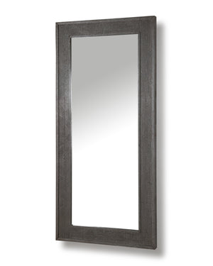 Parker House Crossings Serengeti Floor Mirror Sandblasted Fossil Grey Solid Mango SER#M3780