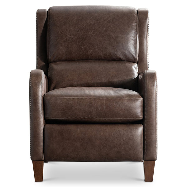 Bernhardt Bernhardt Landon Full Recline Leather Armchair with Nailhead Trim for Living Room 701RLO