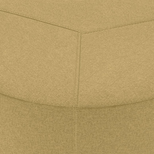 English Elm Moore Large Ottoman In Dijon Yellow - Versatile Accent Piece For Seating, Footrest & Coffee Table B136P159243