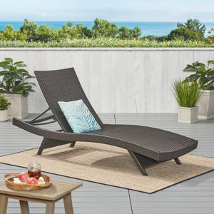 English Elm Salem Outdoor Pe Wicker Chaise Lounge Low Profile Poolside Sun Lounger 52005.00