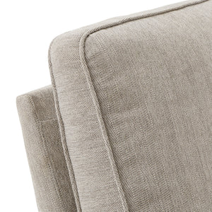 Homelegance By Top-Line Narcissa Push Back Swivel Recliner Chair Grey Fabric