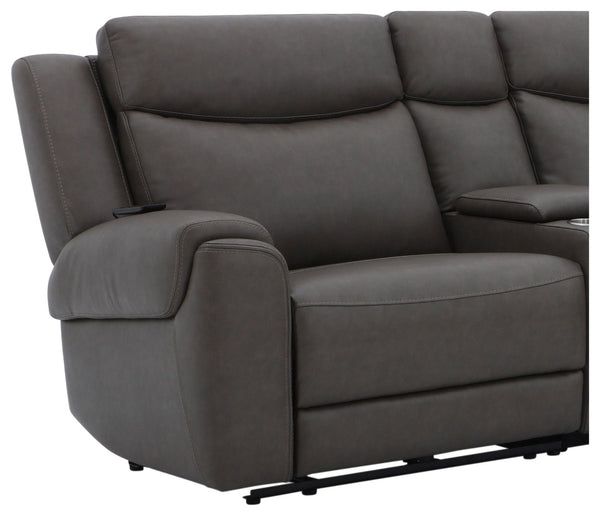 Parker House Parker Living Momentum - Luxurious Zero Gravity Power Recliner With Heat And Massage Features Dark Grey 70% Polyester,30% Pu (W) Mmtm#811lphlz-hm-dkgn