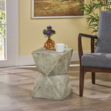 Christopher Knight Home® - Noble House - Bryleigh Indoor Lightweight Concrete Accent Table