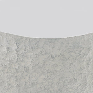 Bernhardt Bernhardt Millstone Pincio Round Side Table — 22" Sculptural Plinth Base, Faux-Stone Texture, Adjustable Glides 549119