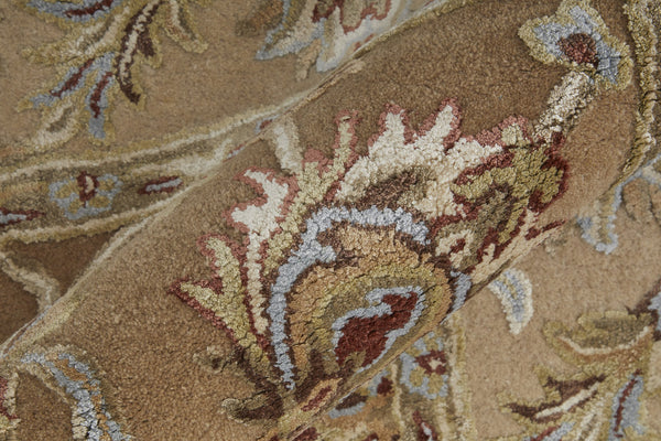 Feizy Rugs Prescott Hand-tufted Floral Rug In Earth Tones - Traditional Persian Design For Elegant Spaces Tan,Ivory Viscose,Wool Pct8939fivybgee10