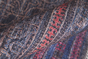 Feizy Rugs Voss Bold Transitional Rug - Vibrant Patterns And Sophisticated Polyester Chenille For Any Space Blue,Pink,Purple Polyester Vos39h8fchlmltg21