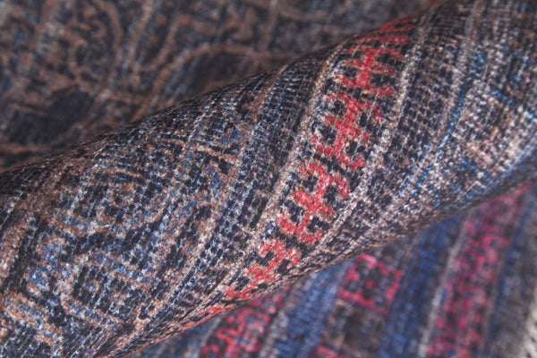 Feizy Rugs Voss Bold Transitional Rug - Vibrant Patterns And Sophisticated Polyester Chenille For Any Space Blue,Pink,Purple Polyester Vos39h8fchlmltg21