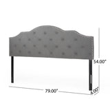 Christopher Knight Home® - Noble House - Cordeaux Contemporary Upholstered King/Cal King Headboard