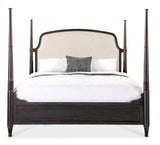 Americana King Upholstered Poster Bed 7050-90666-89 Beige Americana Collection 7050-90666-89 Hooker Furniture