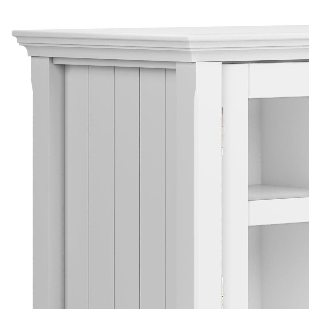 English Elm Acadian 60" Tv Media Stand - Handcrafted White Finish, Stylish Storage For Tvs Up To 65 Inches B136P159686