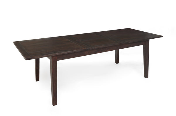 Porter Designs Porter Fall River Solid Sheesham Wood Pop-up Dining Table - Elegant, Eco-friendly Design, Brown Finish Brown Wood 07-117-01-4996