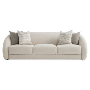 Bernhardt Bernhardt Austen Fabric Sofa — Sculpted Shelter-Arm, Made-To-Order Upholstery, 3 Deep Cushions, Luxe Appeal P2376A