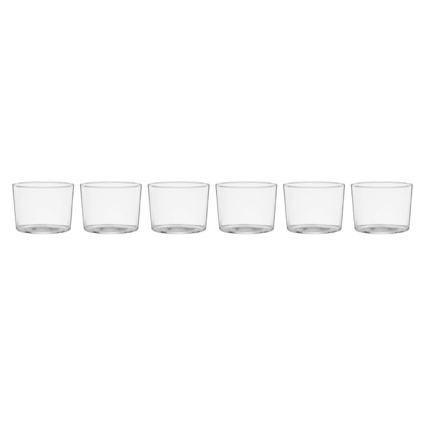 Lenox Oneida Stackables Clear Short Glasses, Set of 6 Clear, NO COLOR GLASS,CRYSTAL 895980