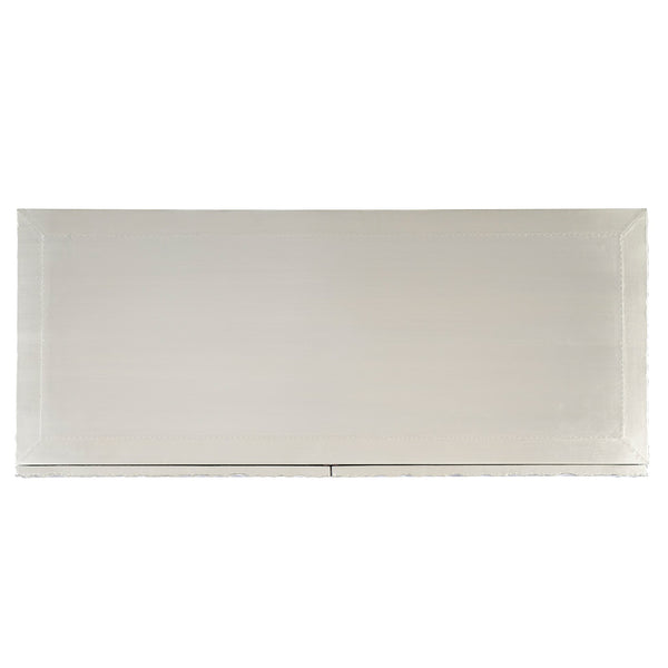 Bernhardt Bernhardt Skylar Door Chest In German Silver & Mango Wood — Textured Doors, Soft-Close, Cable-Ready 301118