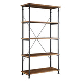 Rafferty Vintage Industrial Rustic 40-inch Bookcase