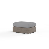 Coronado Ottoman in Canvas Granite w/ Self Welt SW2101-OTT-5402 Sunset West