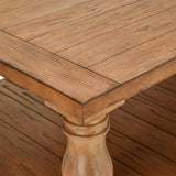 Homelegance By Top-Line Sammson Baluster 60-inch Reclaimed Wood Coffee Table Light Natural Veneer