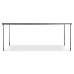 Bernhardt Bernhardt Cornelia Cocktail Table With Glazed Stainless Steel Top, Florentine Acanthus Detail, 44" 331011