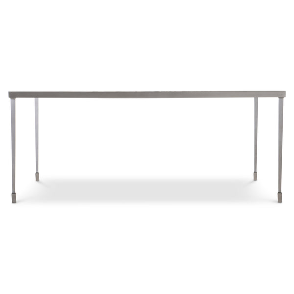 Bernhardt Bernhardt Cornelia Cocktail Table With Glazed Stainless Steel Top, Florentine Acanthus Detail, 44" 331011