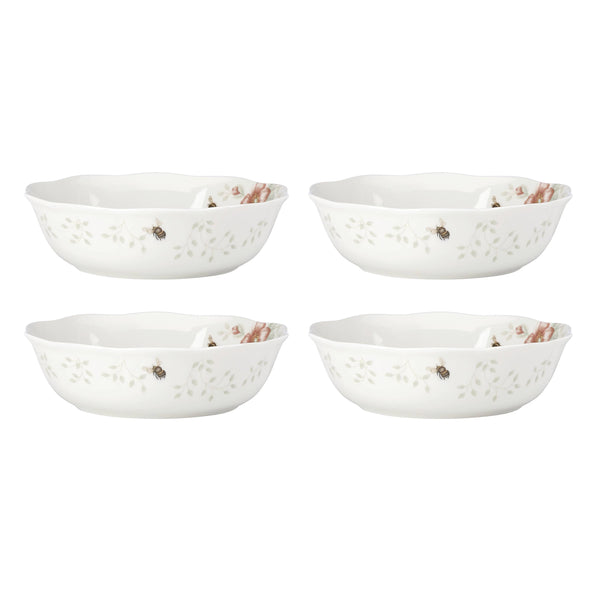 Lenox Butterfly Meadow Soup Bowls, Set of 4 Multi, WHITE PORCELAIN 896510