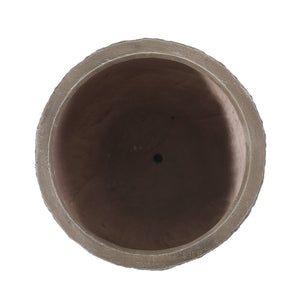 English Elm Mgo Tall Cylindrical Outdoor Planter Textured Column Style for Patio or Garden 73363.00