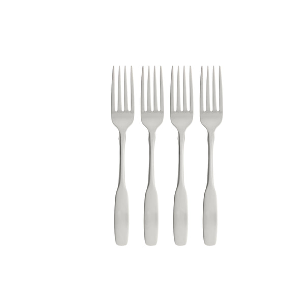 Lenox Oneida Paul Revere Fine Flatware Dinner Forks, Set of 4 Metallic, STAINLESS METAL 2640004A