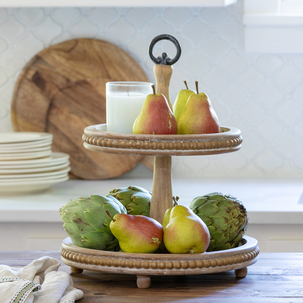 Park Hill Wooden Tiered Display Stand EAW95464